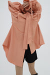 Plenty gather shirt tunic - pink