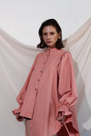 Plenty gather shirt tunic - pink