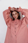 Plenty gather shirt tunic - pink