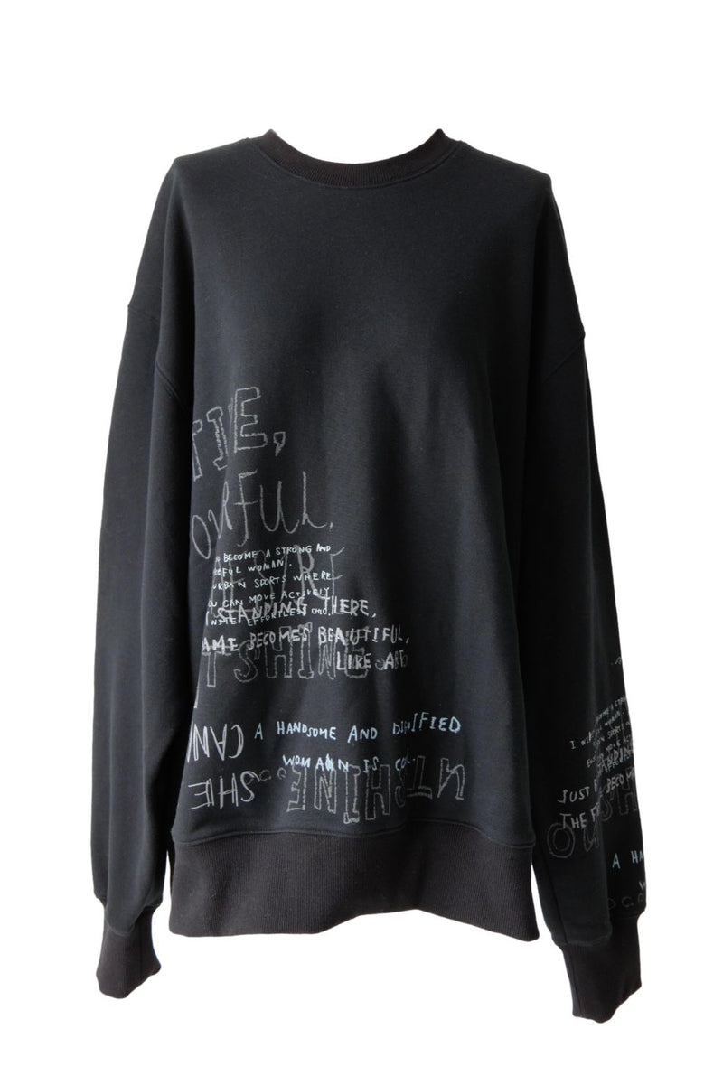 Nuance letter unisex PO - Black