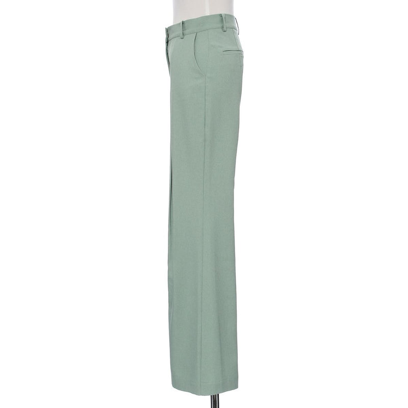 LINON flare pants - Green