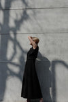 Layered  silhouette onepiece - Black