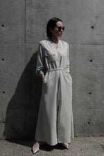 Sleeve sheer onepiece - grayge