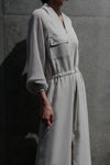 Sleeve sheer onepiece - grayge
