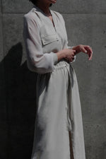 Sleeve sheer onepiece - grayge
