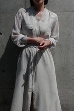 Sleeve sheer onepiece - grayge