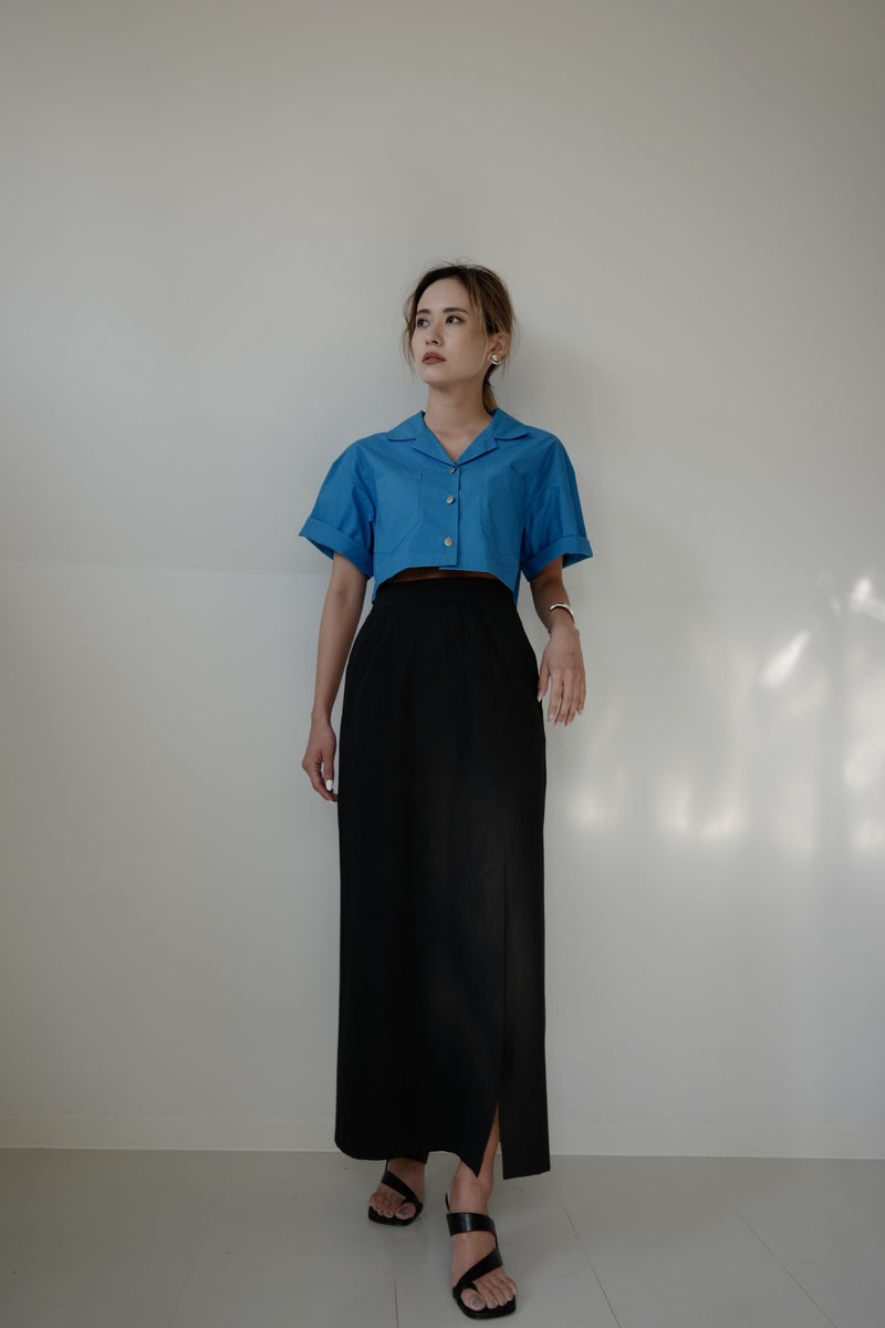 Hybrid Aline skirt - Black
