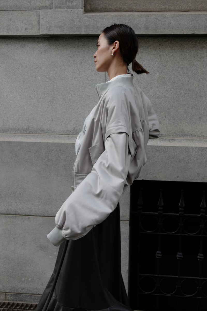 2way sleeve MA-1 - Gray