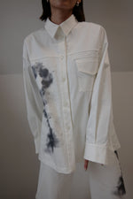 Dropping  paint jacket - White