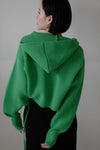 Oneside gather knit foodie - Green