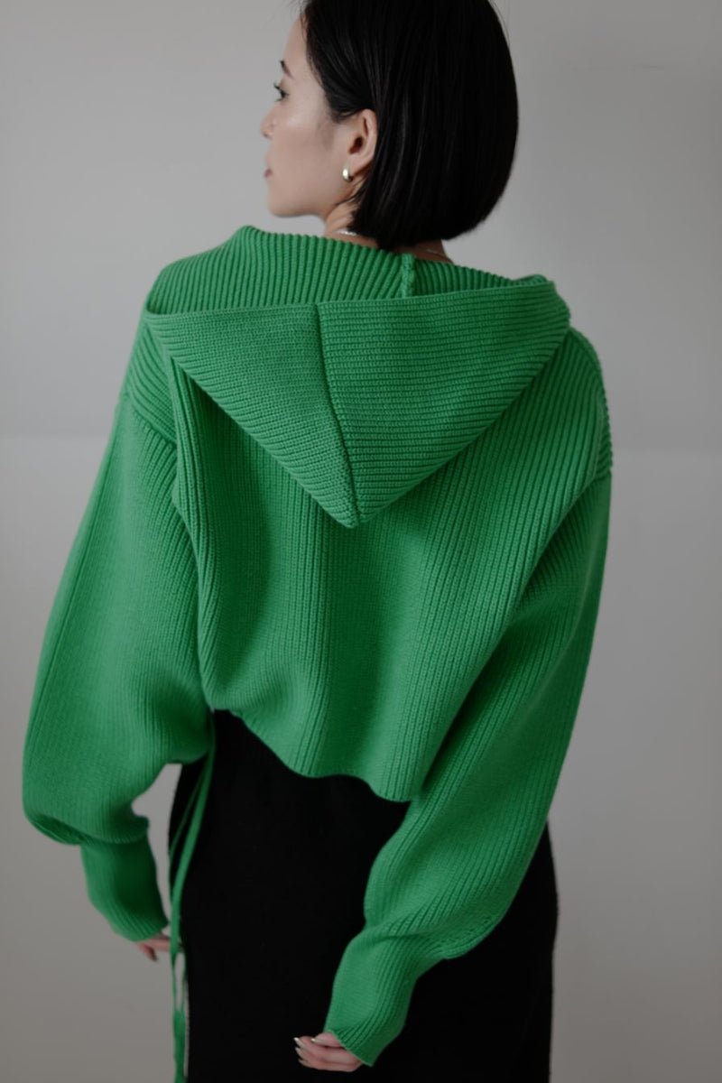 Oneside gather knit foodie - Green