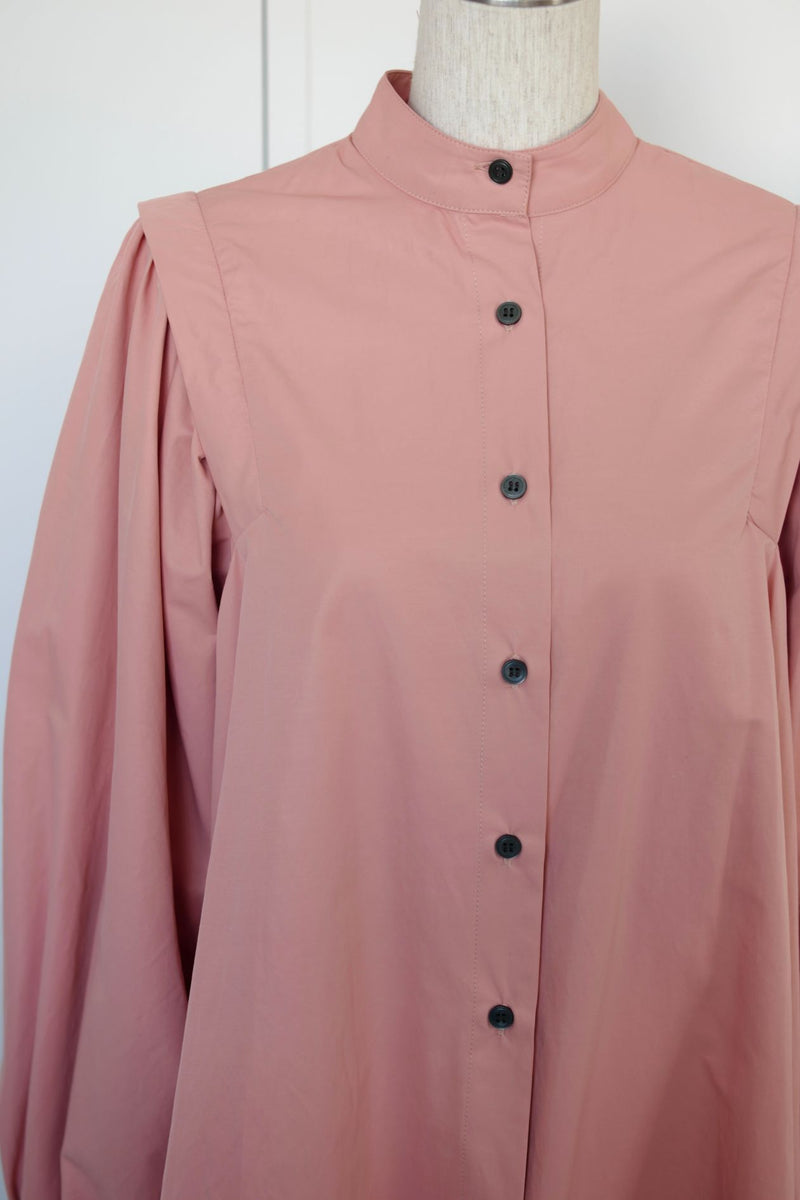Plenty gather shirt tunic - pink