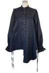 Plenty gather shirt tunic - navy