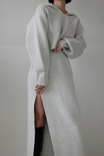 Bold slit knit skirt - ESIÓ official