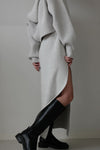 Bold slit knit skirt - ESIÓ official