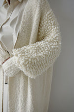 Curly knit loose cardigan - ESIÓ official