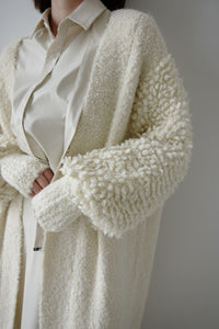 Curly knit loose cardigan - ESIÓ official