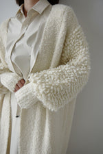 Curly knit loose cardigan - ESIÓ official