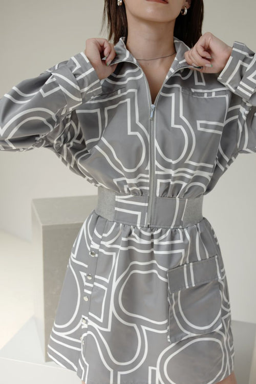 Geometry logo zip - up onepiece - ESIÓ official