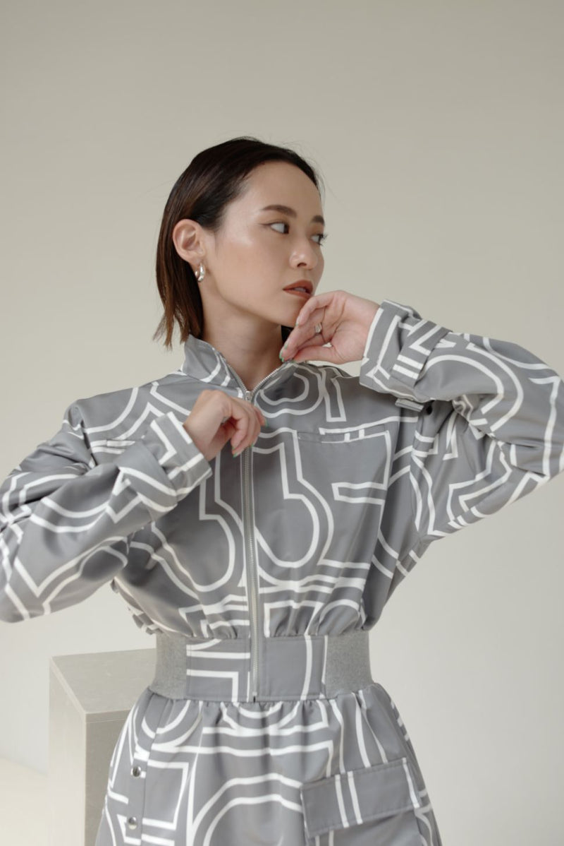 Geometry logo zip - up onepiece - ESIÓ official