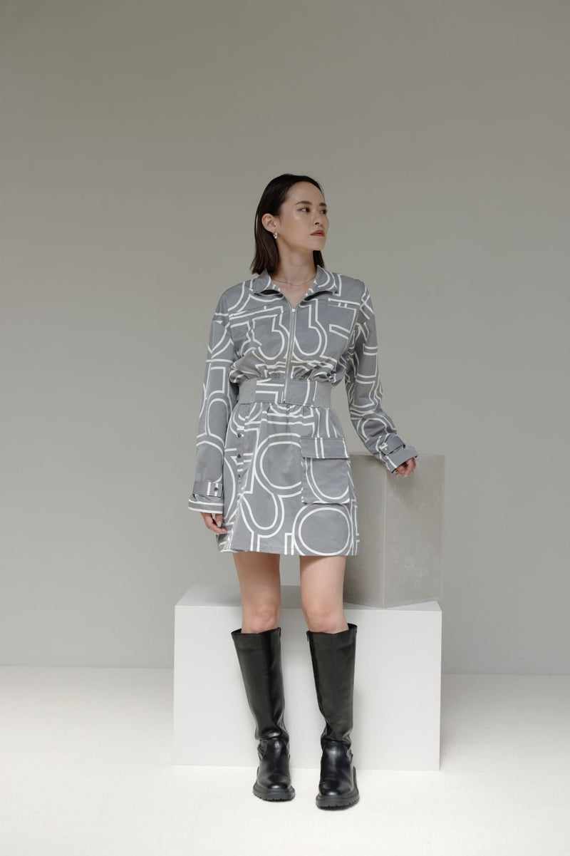 Geometry logo zip - up onepiece - ESIÓ official