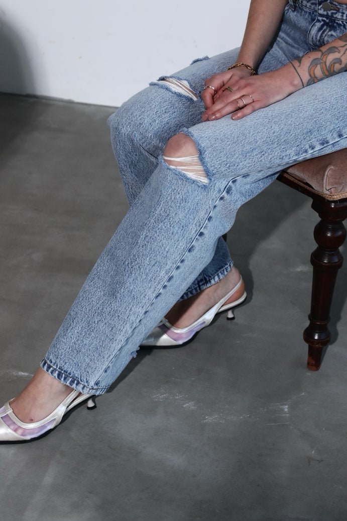High bleach straight denim - ESIÓ official