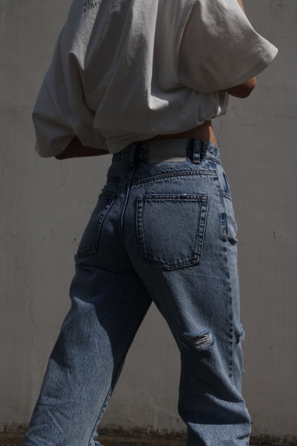 High bleach straight denim - ESIÓ official