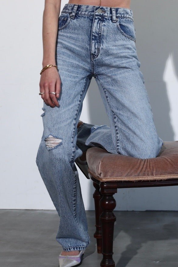 High bleach straight denim - ESIÓ official