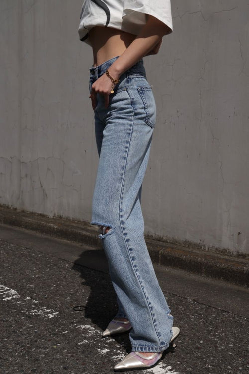 High bleach straight denim - ESIÓ official