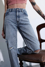 High bleach straight denim - ESIÓ official