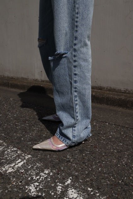 High bleach straight denim - ESIÓ official
