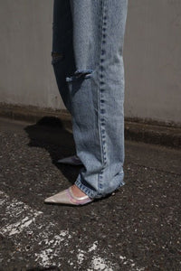 High bleach straight denim - ESIÓ official