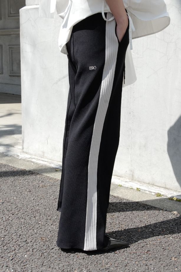 Rib line knit pants - ESIÓ official